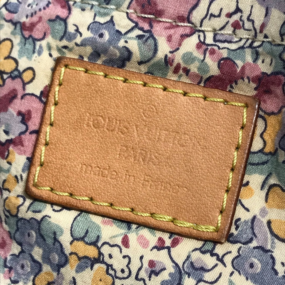 LOUIS VUITTON M95375 モノグラムデニム パッチワーク ポスティ カバン 斜め掛け フラップ ショルダーバッグ モノグラムデニムキャンバス ユニセックス ブラック系