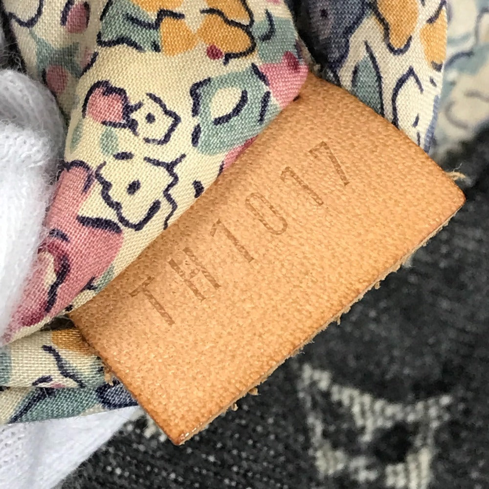 LOUIS VUITTON M95375 モノグラムデニム パッチワーク ポスティ カバン 斜め掛け フラップ ショルダーバッグ モノグラムデニムキャンバス ユニセックス ブラック系