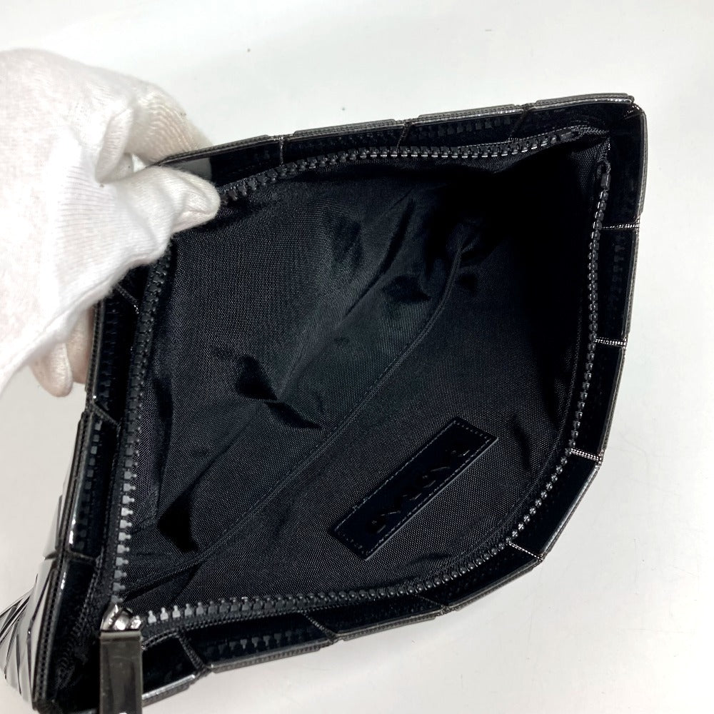 ISSEY MIYAKE BAOBAO バオバオ セカンドバッグ ポーチ ストラップ付 クラッチバッグ PVC ユニセックス ブラック