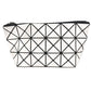 ISSEY MIYAKE BAOBAO กระเป๋าเครื่องสำอาง กระเป๋าใส่เครื่องสำอาง กระเป๋าคลัตช์ กระเป๋าอเนกประสงค์ PVC สีขาว unisex