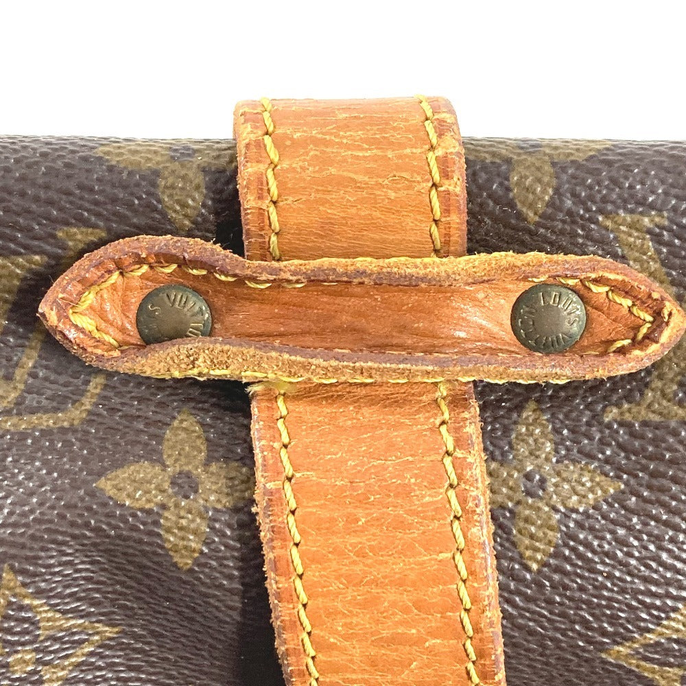 LOUIS VUITTON M42254 Monogram Saumur 35 Shoulder Bag, Crossbody Flap, Monogram Canvas, Unisex, Brown