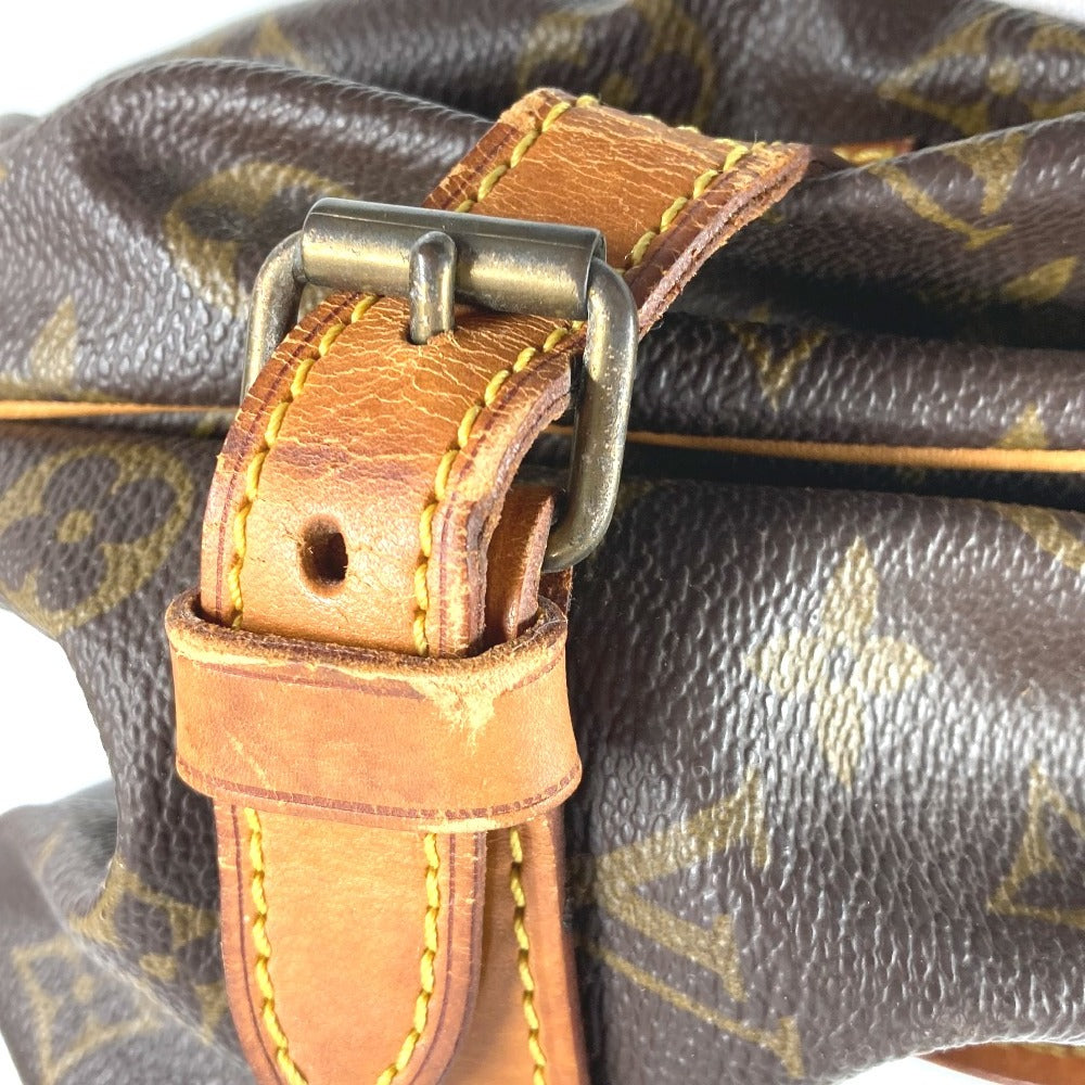 LOUIS VUITTON M42254 Monogram Saumur 35 Shoulder Bag, Crossbody Flap, Monogram Canvas, Unisex, Brown