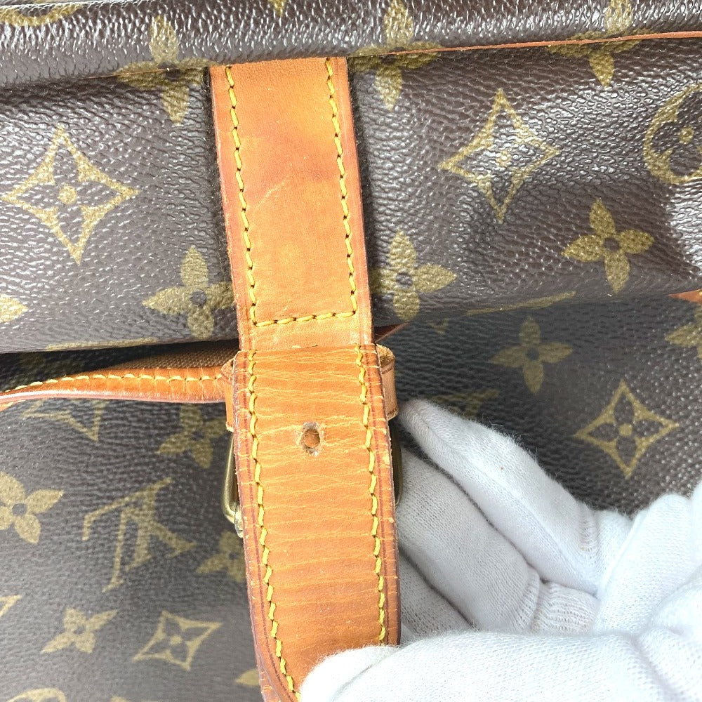 LOUIS VUITTON M42254 Monogram Saumur 35 Shoulder Bag, Crossbody Flap, Monogram Canvas, Unisex, Brown