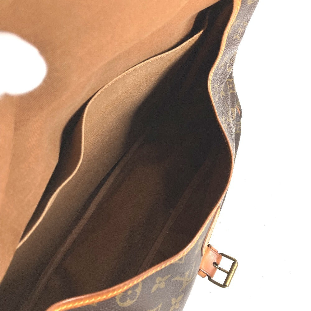 LOUIS VUITTON M42254 Monogram Saumur 35 Shoulder Bag, Crossbody Flap, Monogram Canvas, Unisex, Brown