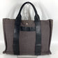 HERMES サックアーネMM サックアーネ MM カバン トートバッグ ハンドバッグ レザー/キャンバス ユニセックス グレー