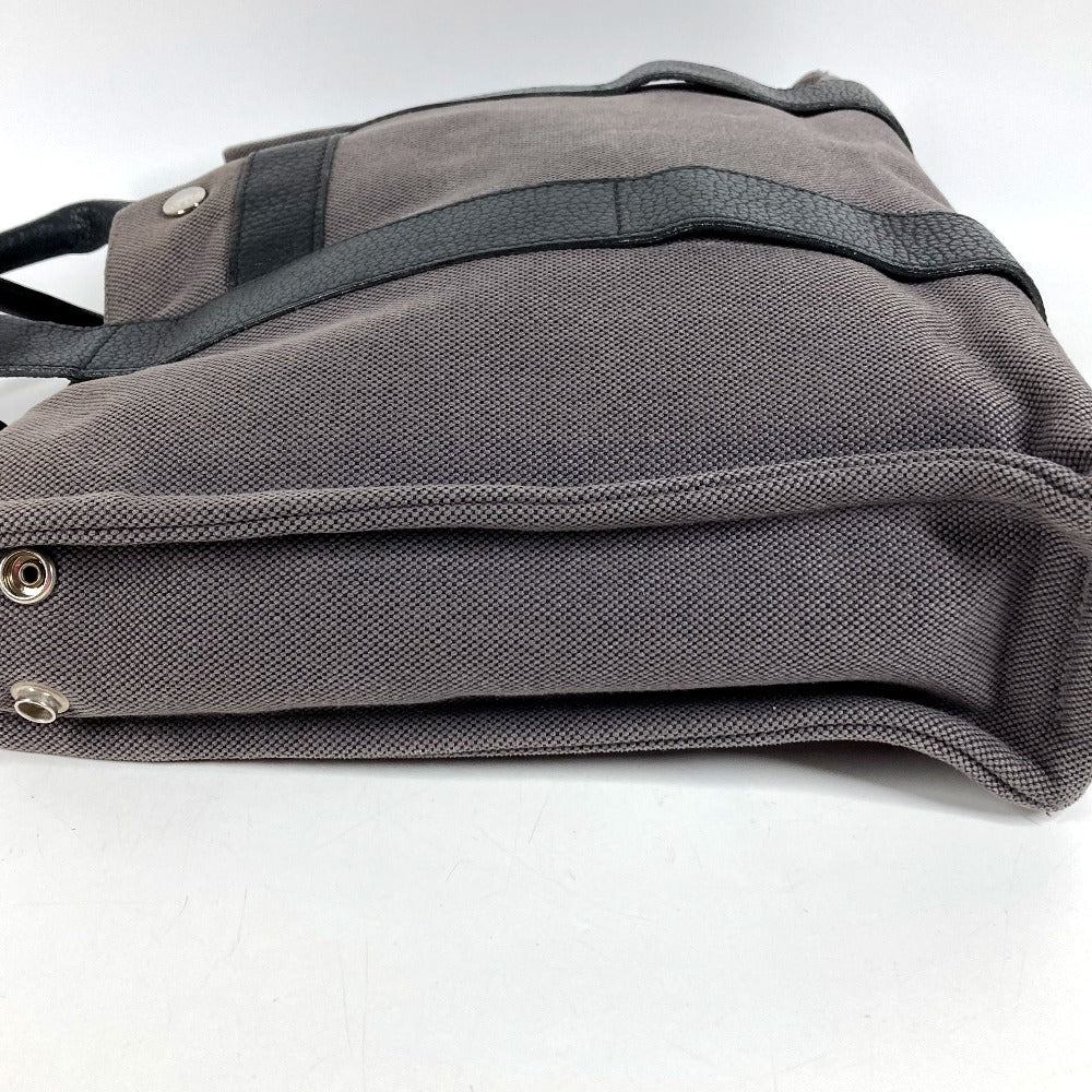 HERMES サックアーネMM サックアーネ MM カバン トートバッグ ハンドバッグ レザー/キャンバス ユニセックス グレー
