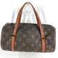 LOUIS VUITTON M51366 Monogram Papillon 26 (Old Model) Papillon 26 Bag Cylinder-shaped Handbag Monogram Canvas Unisex Brown