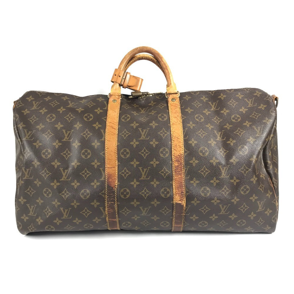 LOUIS VUITTON M41414 Monogram Keepall Bandouliere 55 Bag Travel Bag Handbag Boston Bag Monogram Canvas Unisex Brown
