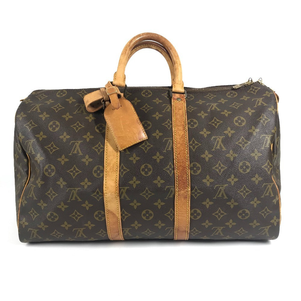 LOUIS VUITTON M41428 モノグラム キーポル45 キーポル 45 カバン 旅行バッグ トラベルバッグ ハンドバッグ ボストンバッグ モノグラムキャンバス ユニセックス ブラウン