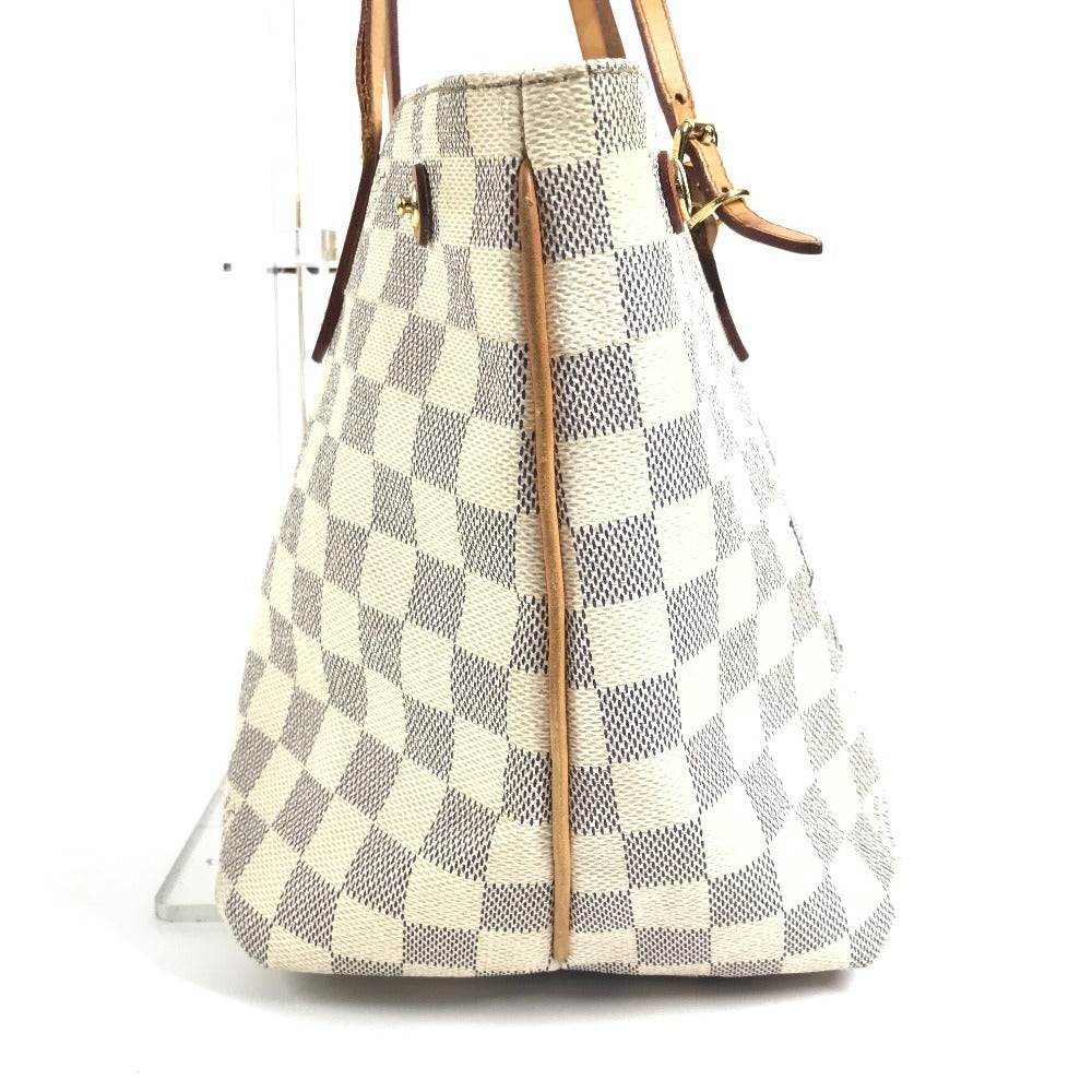 LOUIS VUITTON N41376 ダミエアズール カバPM カバ PM 肩掛け カバン トートバッグ ショルダーバッグ ダミエアズールキャンバス レディース ホワイト