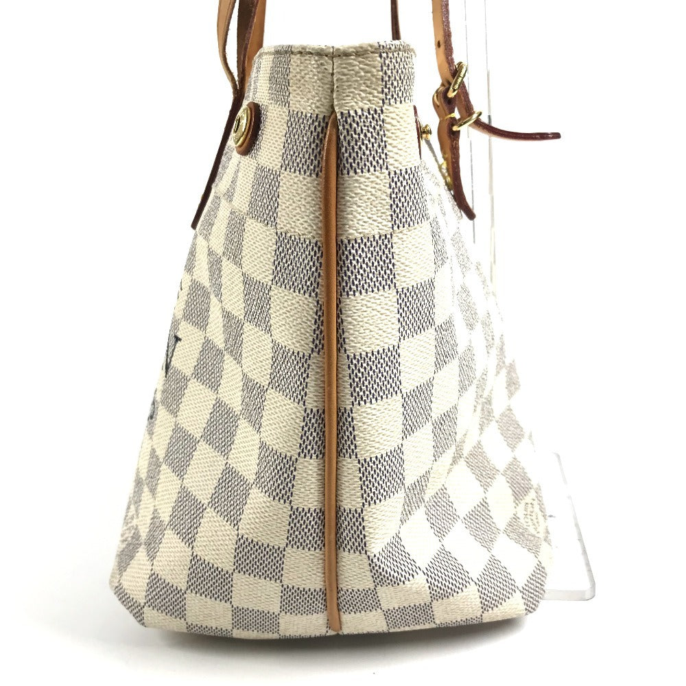 LOUIS VUITTON N41376 ダミエアズール カバPM カバ PM 肩掛け カバン トートバッグ ショルダーバッグ ダミエアズールキャンバス レディース ホワイト