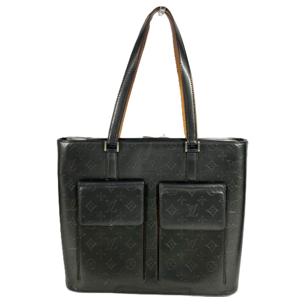 LOUIS VUITTON M55102 Monogram Matt Wilwood Shoulder Bag Tote Bag Ladies Metallic Grey