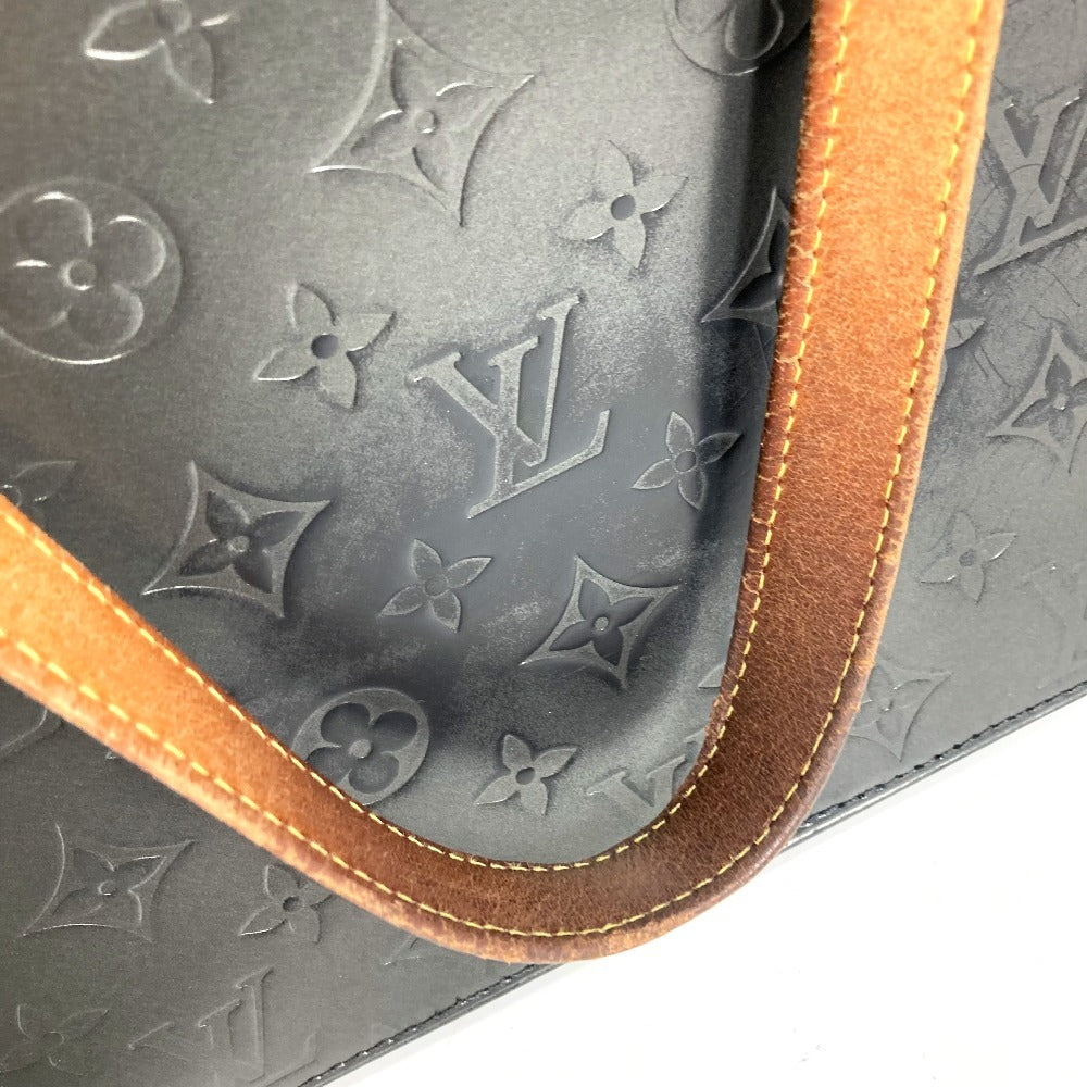 LOUIS VUITTON M55102 Monogram Matt Wilwood Shoulder Bag Tote Bag Ladies Metallic Grey
