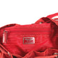 PRADA Triangle Logo Plate Backpack Nylon Unisex Red