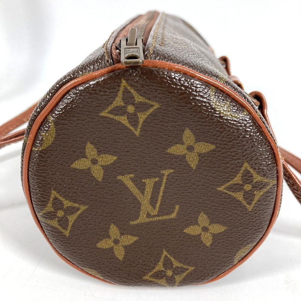 LOUIS VUITTON M51367 Monogram Papillon 22 (old model) Papillon 22 Mini Bag Cylinder Handbag Monogram Canvas Unisex Brown