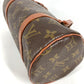 LOUIS VUITTON M51367 Monogram Papillon 22 (old model) Papillon 22 Mini Bag Cylinder Handbag Monogram Canvas Unisex Brown
