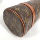 LOUIS VUITTON M51367 Monogram Papillon 22 (old model) Papillon 22 Mini Bag Cylinder Handbag Monogram Canvas Unisex Brown