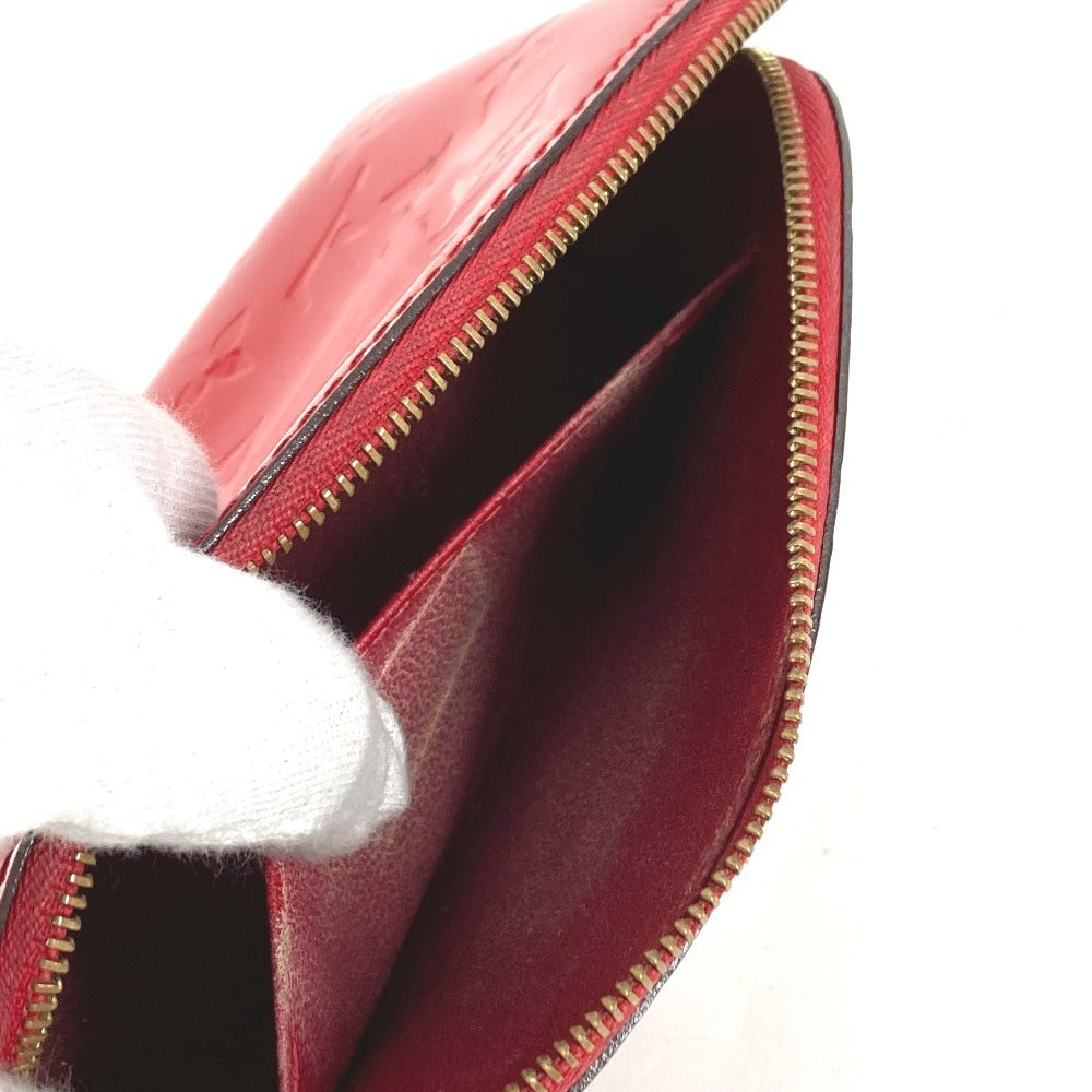 LOUIS VUITTON M90172 Monogram Vernis Pochette Cosmetique Makeup Pouch Pouch Multi-purpose Pouch Cosmetic Pouch Monogram Vernis Unisex Cerise Red
