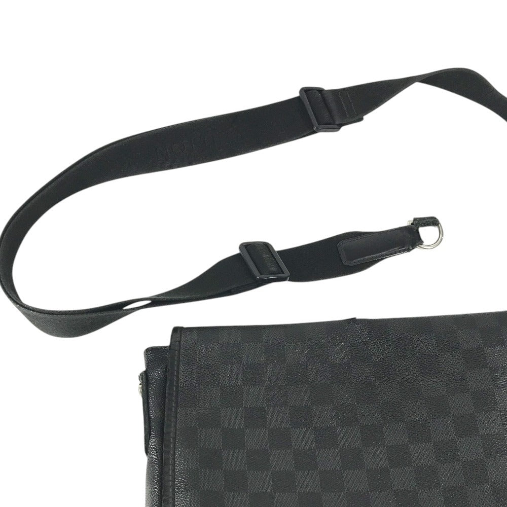 LOUIS VUITTON N58029 ダミエグラフィット ダニエルMM ダニエル MM カバン メッセンジャーバッグ フラップ ショルダーバッグ ダミエグラフィットキャンバス ユニセックス ブラック