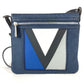 LOUIS VUITTON M80701 LVcup Genoise Crossbody Bag Coated Canvas Unisex Navy