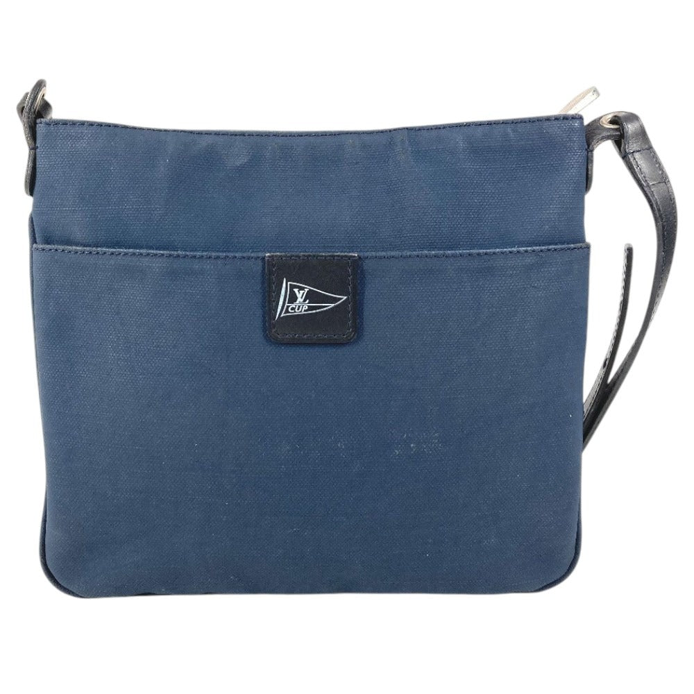 LOUIS VUITTON M80701 LVcup Genoise Crossbody Bag Coated Canvas Unisex Navy