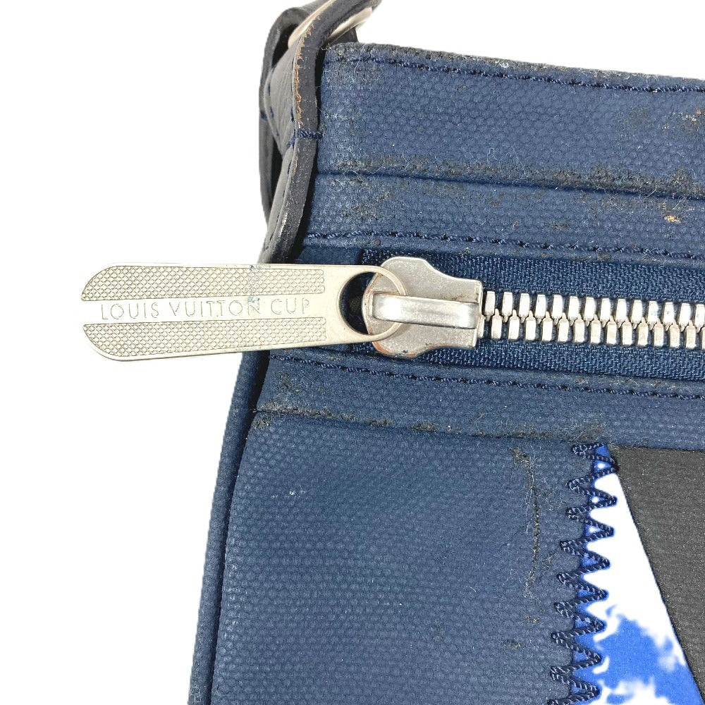 LOUIS VUITTON M80701 LVcup Genoise Crossbody Bag Coated Canvas Unisex Navy
