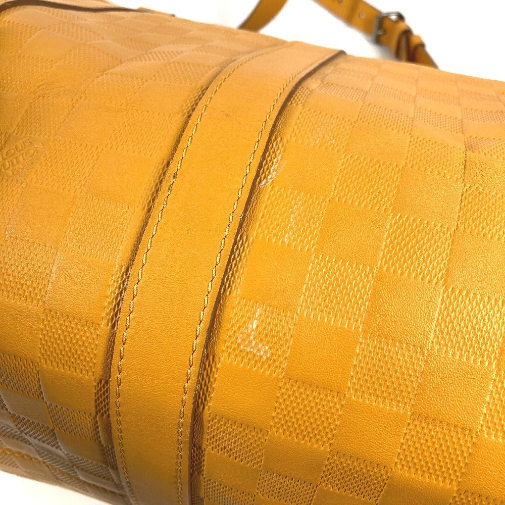 LOUIS VUITTON N41217 ダミエアンフィニ キーポルバンドリエール45 キーポルバンドリエール 45 カバン ハンドバッグ 旅行バッグ トラベルバッグ 2WAYバッグ ショルダーバッグ ボストンバッグ ダミエアンフィニレザー ユニセックス ソラール イエロー
