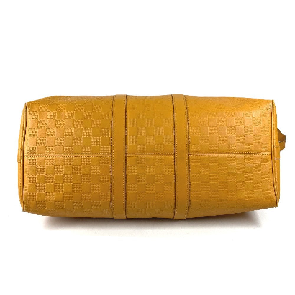LOUIS VUITTON N41217 ダミエアンフィニ キーポルバンドリエール45 キーポルバンドリエール 45 カバン ハンドバッグ 旅行バッグ トラベルバッグ 2WAYバッグ ショルダーバッグ ボストンバッグ ダミエアンフィニレザー ユニセックス ソラール イエロー