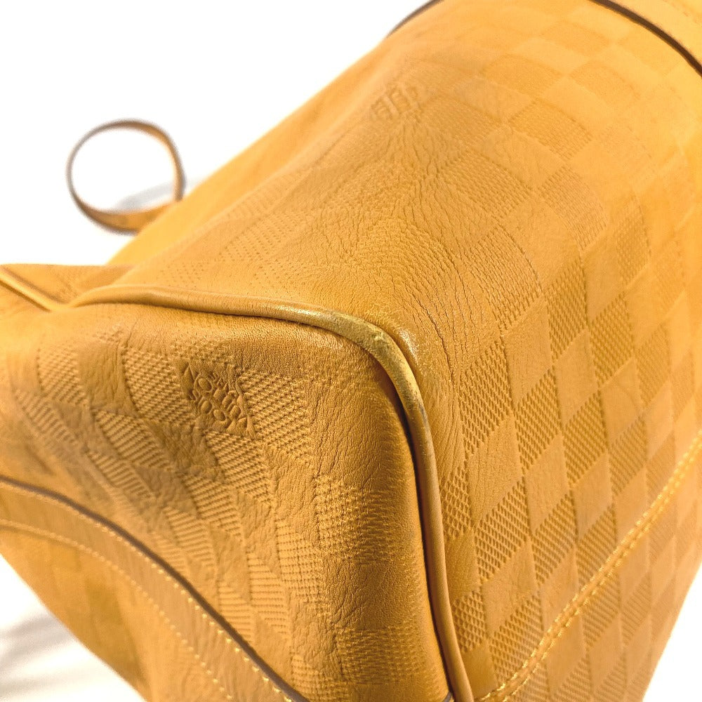 LOUIS VUITTON N41217 ダミエアンフィニ キーポルバンドリエール45 キーポルバンドリエール 45 カバン ハンドバッグ 旅行バッグ トラベルバッグ 2WAYバッグ ショルダーバッグ ボストンバッグ ダミエアンフィニレザー ユニセックス ソラール イエロー