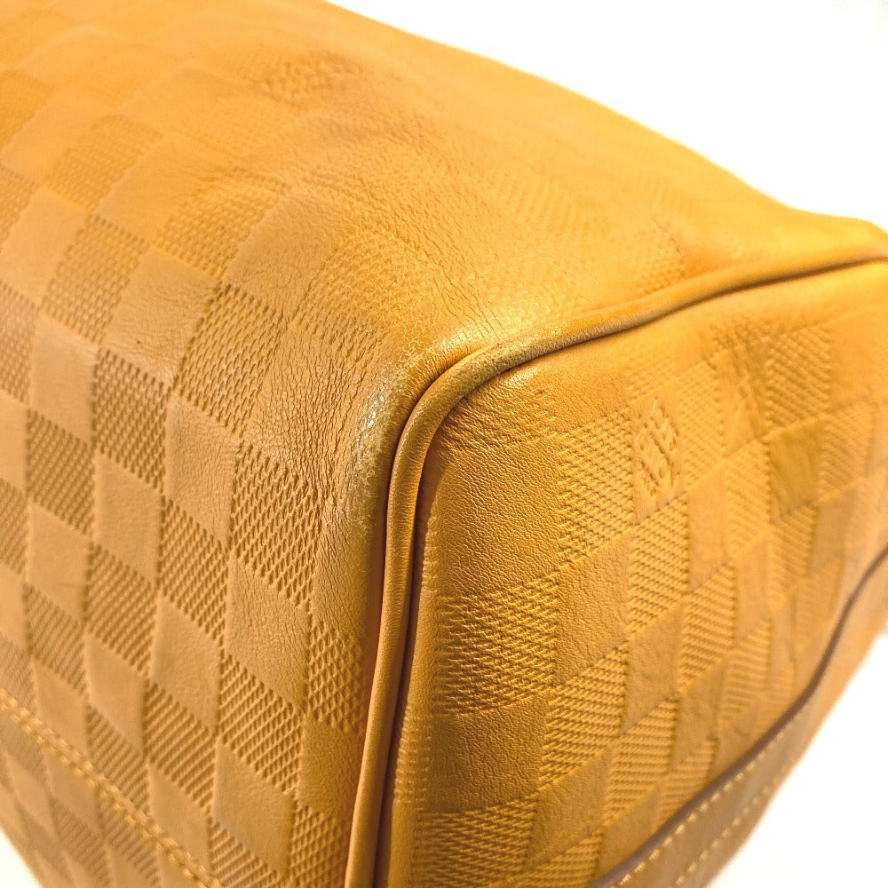 LOUIS VUITTON N41217 ダミエアンフィニ キーポルバンドリエール45 キーポルバンドリエール 45 カバン ハンドバッグ 旅行バッグ トラベルバッグ 2WAYバッグ ショルダーバッグ ボストンバッグ ダミエアンフィニレザー ユニセックス ソラール イエロー