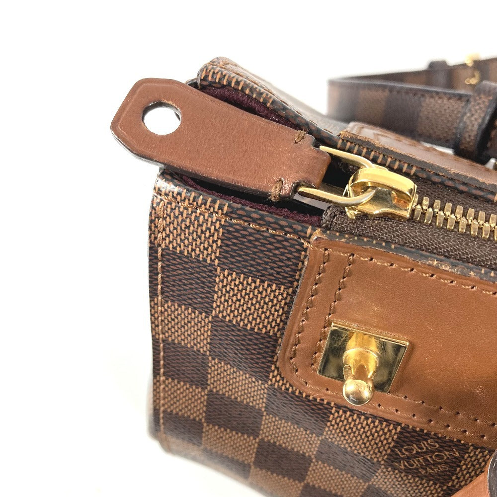 LOUIS VUITTON N41337 ダミエ グリニッジ カバン 2WAYバッグ ハンドバッグ トートバッグ ショルダーバッグ ダミエキャンバス ユニセックス エベヌ ブラウン