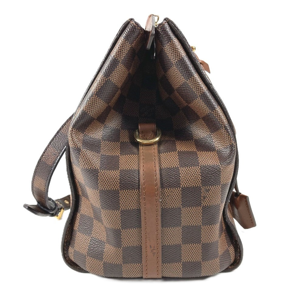 LOUIS VUITTON N41337 ダミエ グリニッジ カバン 2WAYバッグ ハンドバッグ トートバッグ ショルダーバッグ ダミエキャンバス ユニセックス エベヌ ブラウン