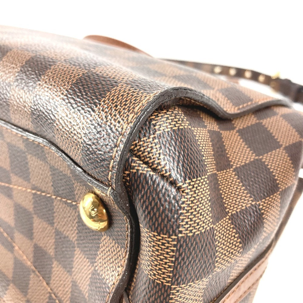 LOUIS VUITTON N41337 ダミエ グリニッジ カバン 2WAYバッグ ハンドバッグ トートバッグ ショルダーバッグ ダミエキャンバス ユニセックス エベヌ ブラウン