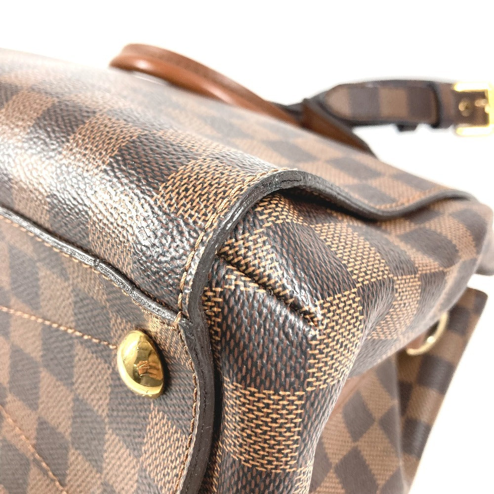 LOUIS VUITTON N41337 ダミエ グリニッジ カバン 2WAYバッグ ハンドバッグ トートバッグ ショルダーバッグ ダミエキャンバス ユニセックス エベヌ ブラウン