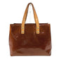 LOUIS VUITTON M91146 Monogram Vernis Reade PM Reade PM Bag Tote Bag Handbag Monogram Vernis Canvas Unisex Bronze Brown