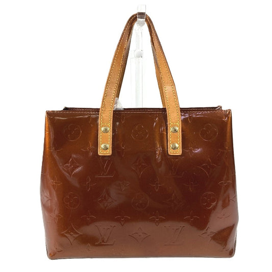 LOUIS VUITTON M91146 Monogram Vernis Reade PM Reade PM Bag Tote Bag Handbag Monogram Vernis Canvas Unisex Bronze Brown