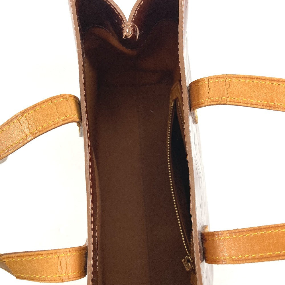 LOUIS VUITTON M91146 Monogram Vernis Reade PM Reade PM Bag Tote Bag Handbag Monogram Vernis Canvas Unisex Bronze Brown