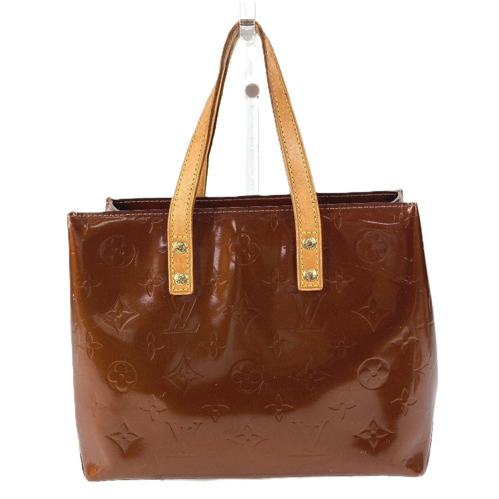 LOUIS VUITTON M91146 Monogram Vernis Reade PM Reade PM Bag Tote Bag Handbag Monogram Vernis Canvas Unisex Bronze Brown