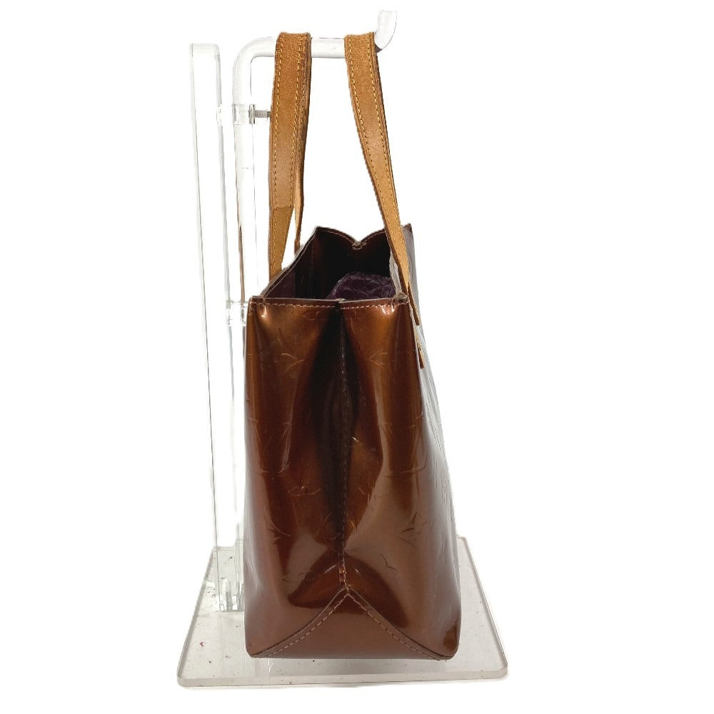 LOUIS VUITTON M91146 Monogram Vernis Reade PM Reade PM Bag Tote Bag Handbag Monogram Vernis Canvas Unisex Bronze Brown
