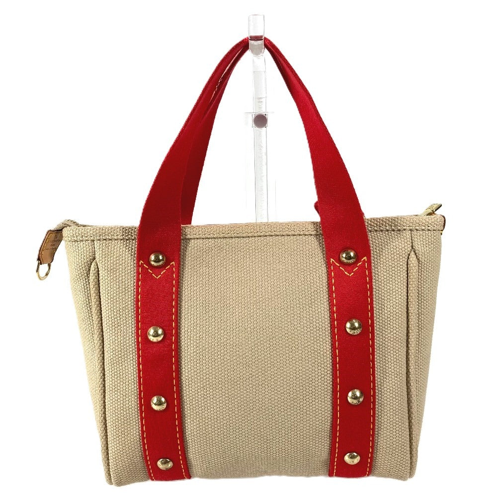 LOUIS VUITTON M40038 Antigua Cabas PM Cabas PM Bag Tote Bag Handbag Canvas Unisex Beige