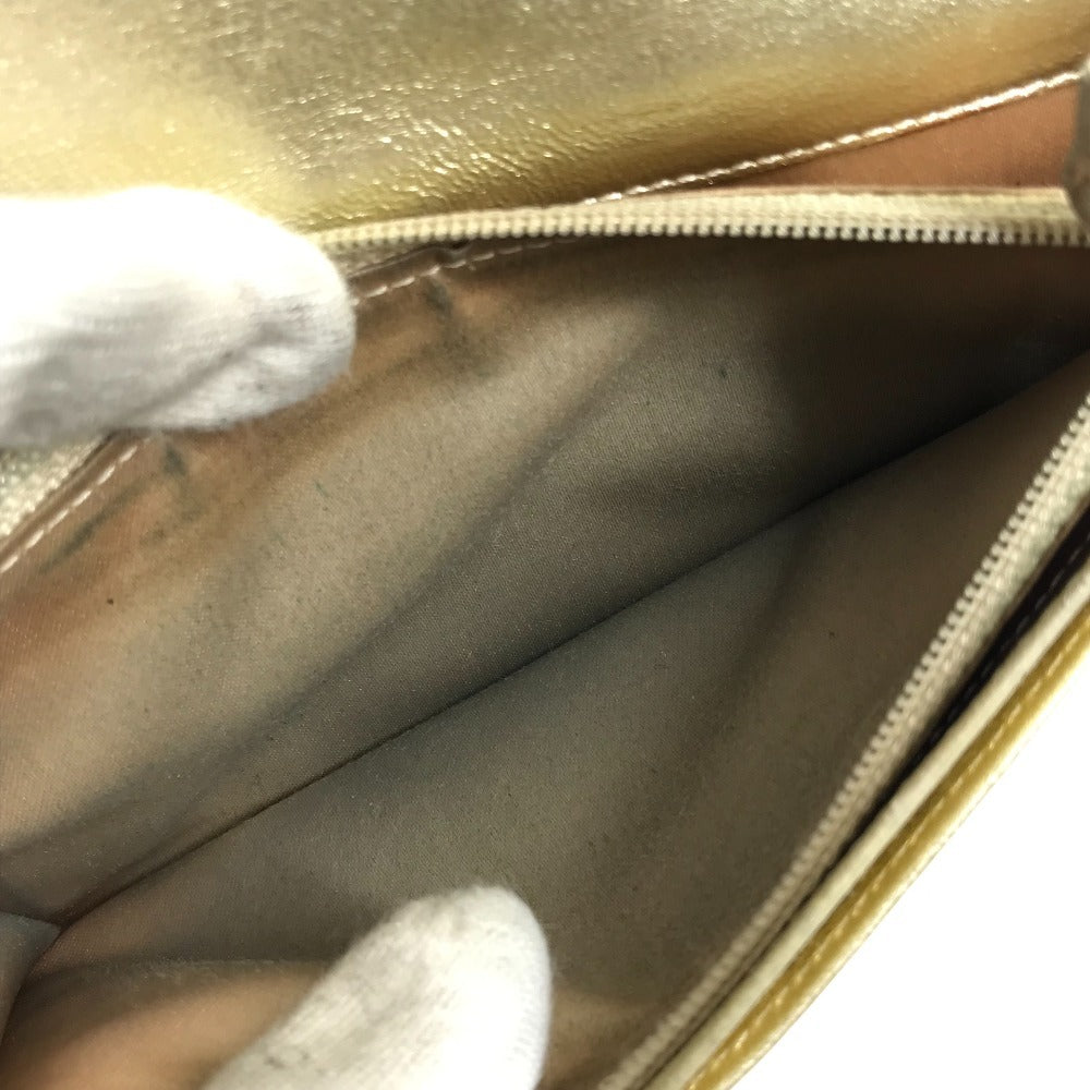 CHANEL A37151 CC ココマーク ロゴ アイコン 2つ折り ロングウォレット 長財布 レザー ユニセックス ゴールド