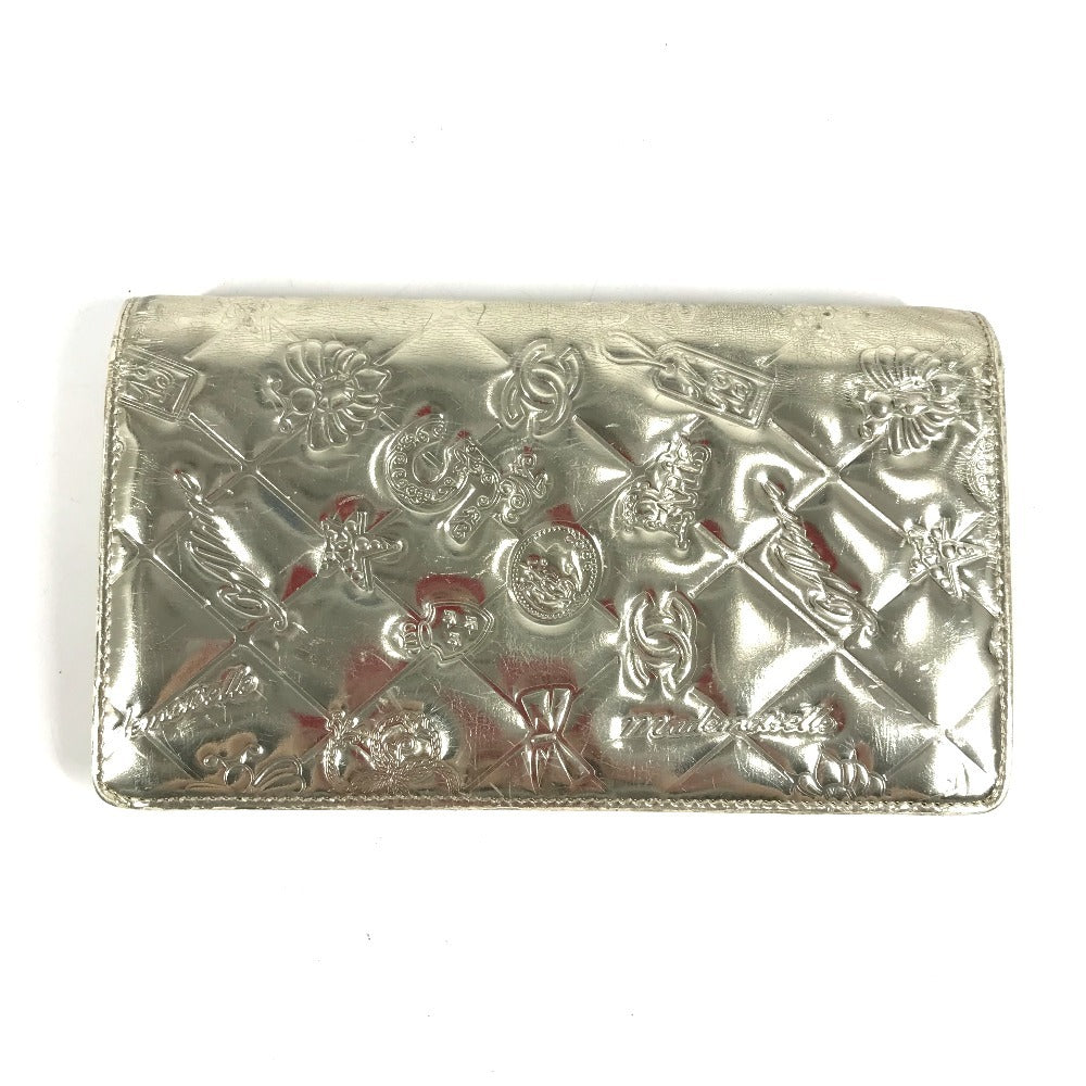 CHANEL A37151 CC ココマーク ロゴ アイコン 2つ折り ロングウォレット 長財布 レザー ユニセックス ゴールド