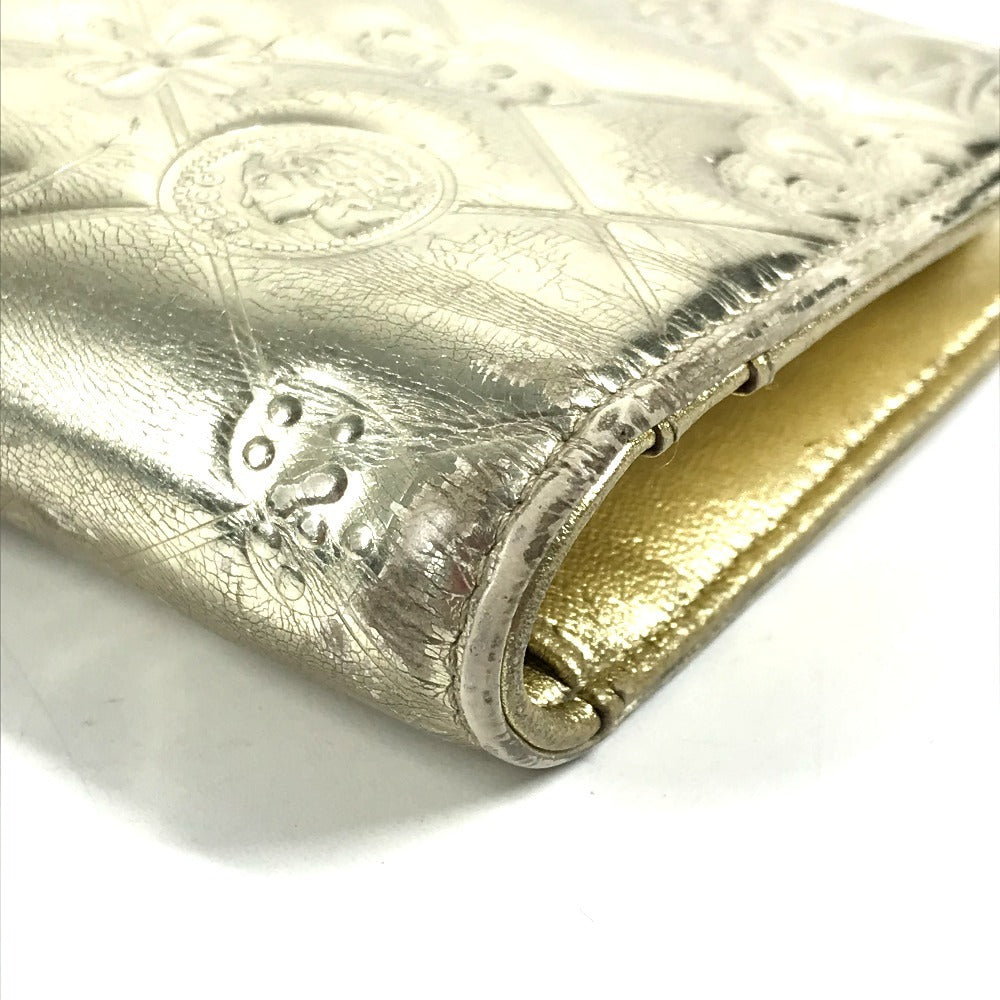 CHANEL A37151 CC ココマーク ロゴ アイコン 2つ折り ロングウォレット 長財布 レザー ユニセックス ゴールド