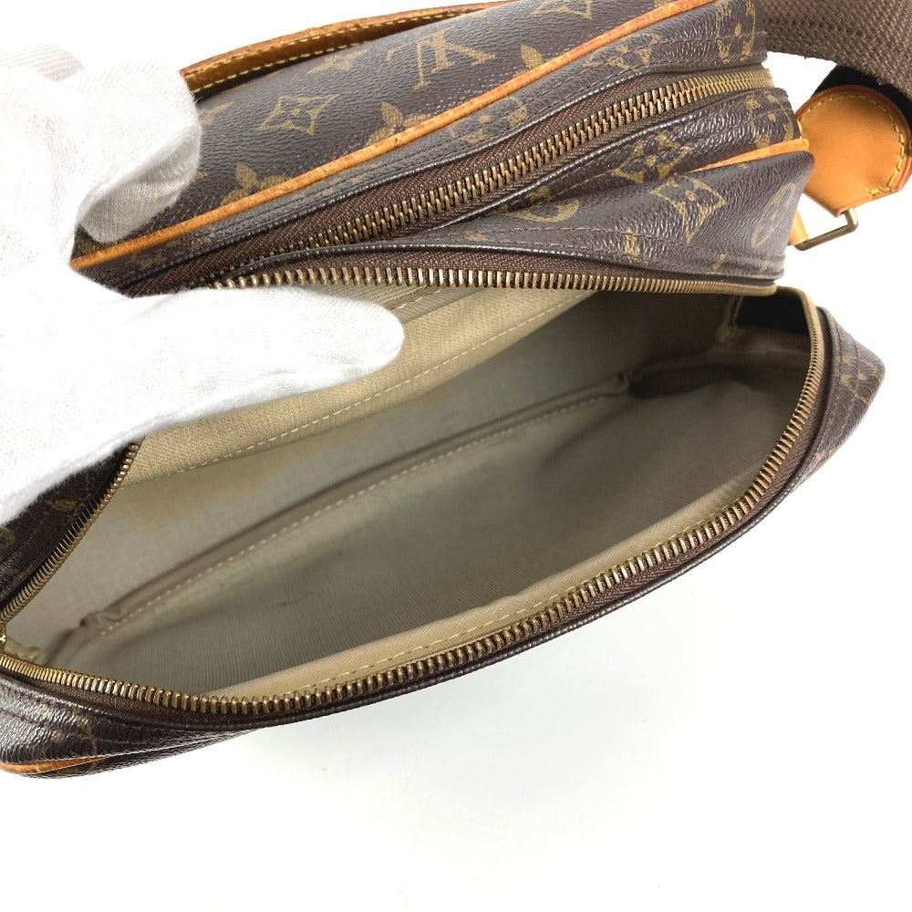 LOUIS VUITTON M45254 モノグラム リポーターPM リポーター PM 斜め掛け カバン ショルダーバッグ モノグラムキャンバス ユニセックス ブラウン