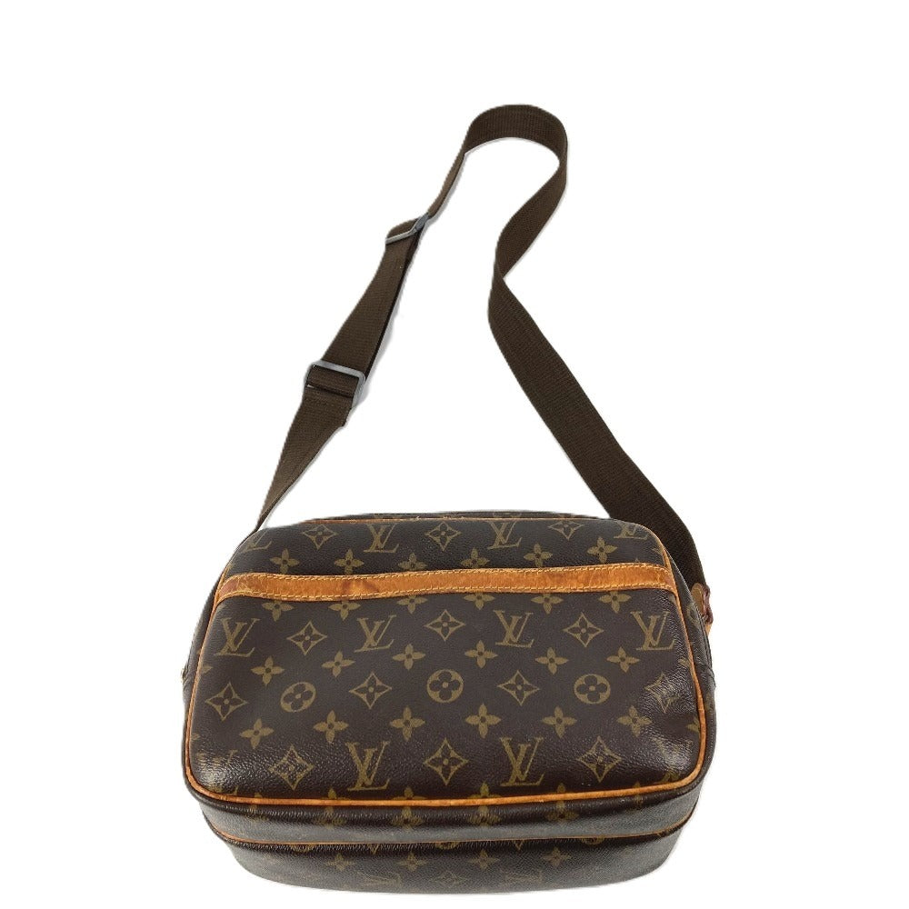 LOUIS VUITTON M45254 モノグラム リポーターPM リポーター PM 斜め掛け カバン ショルダーバッグ モノグラムキャンバス ユニセックス ブラウン
