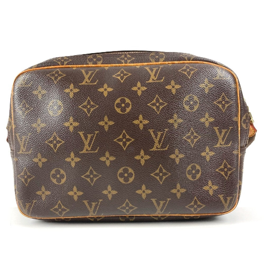 LOUIS VUITTON M45254 モノグラム リポーターPM リポーター PM 斜め掛け カバン ショルダーバッグ モノグラムキャンバス ユニセックス ブラウン