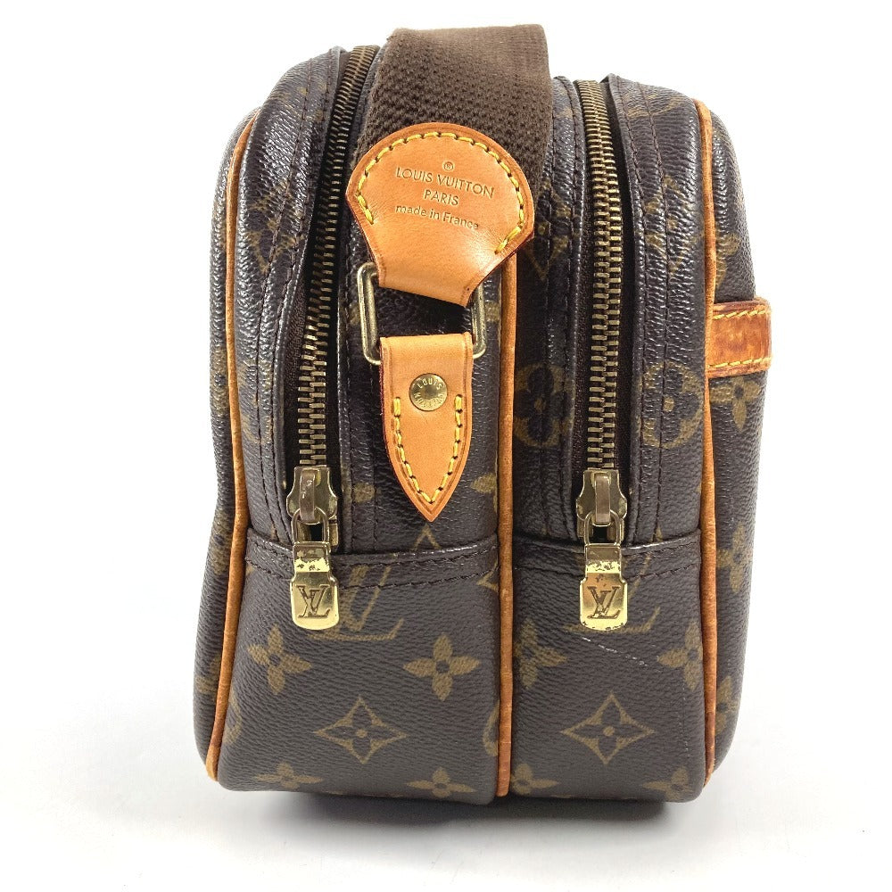 LOUIS VUITTON M45254 モノグラム リポーターPM リポーター PM 斜め掛け カバン ショルダーバッグ モノグラムキャンバス ユニセックス ブラウン