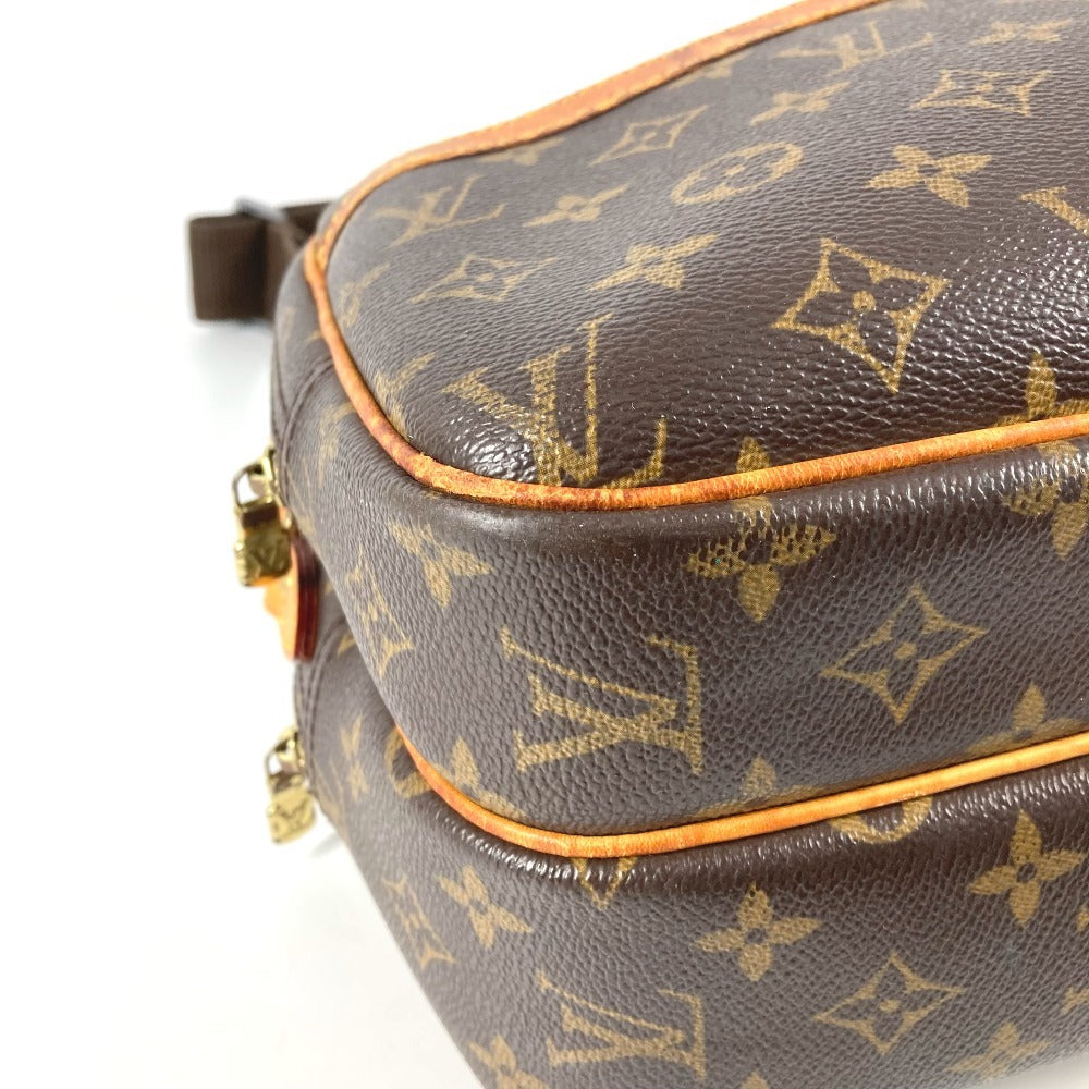LOUIS VUITTON M45254 モノグラム リポーターPM リポーター PM 斜め掛け カバン ショルダーバッグ モノグラムキャンバス ユニセックス ブラウン