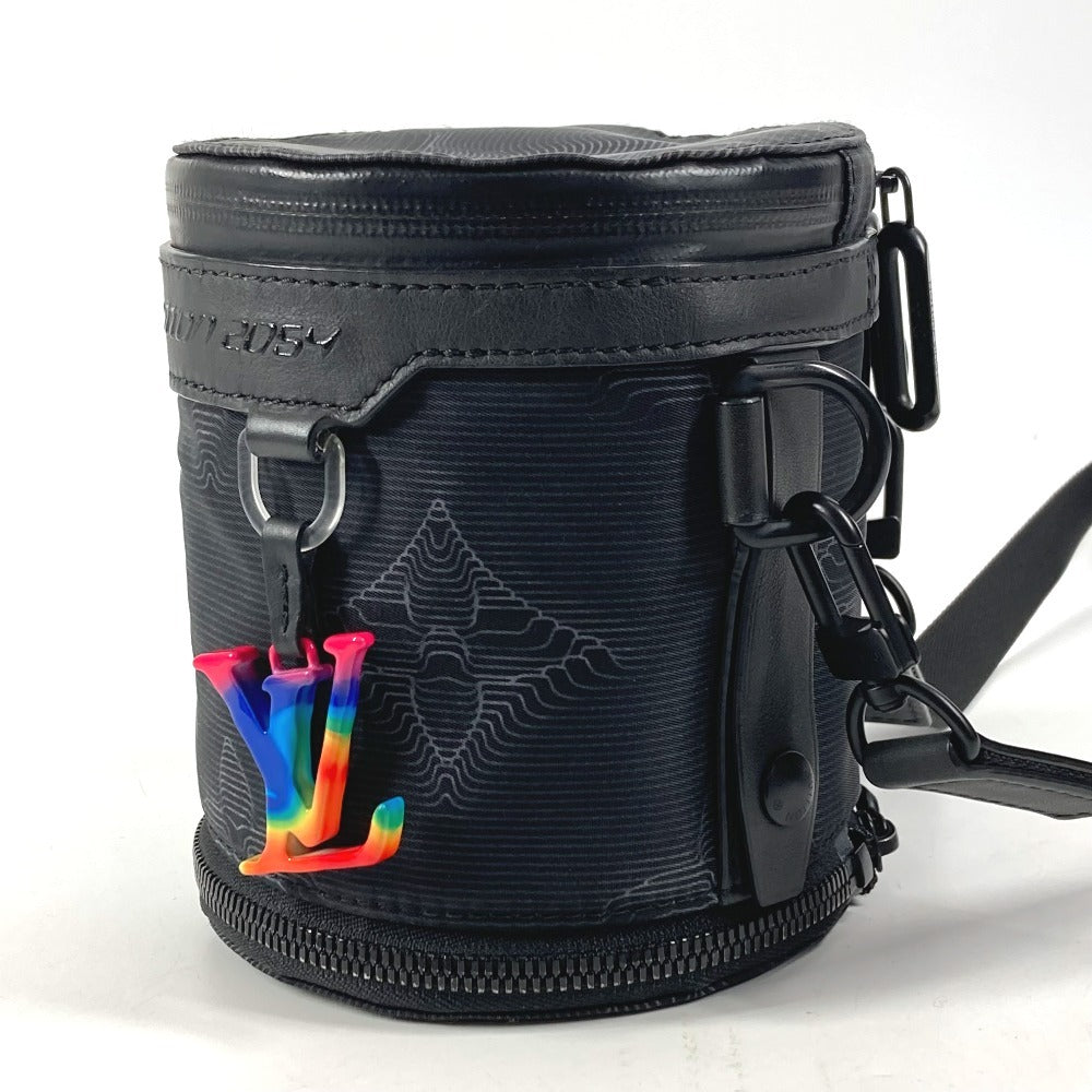 LOUIS VUITTON M45604 ルイヴィトン 2054 エクスパンダブル ポロション カバン 斜め掛け ポーチ レインボー ショルダーバッグ レザー/ナイロン ユニセックス ブラック