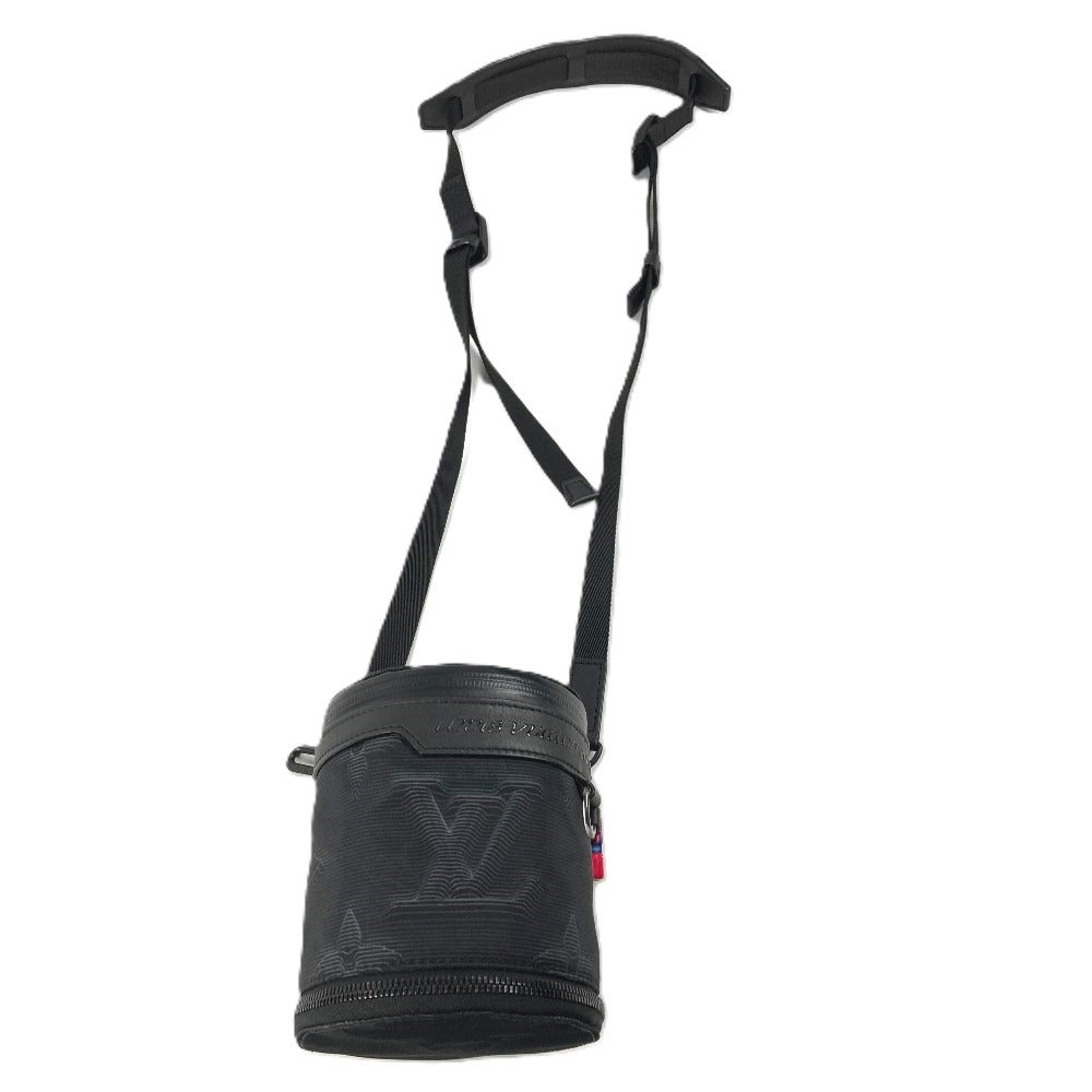 LOUIS VUITTON M45604 ルイヴィトン 2054 エクスパンダブル ポロション カバン 斜め掛け ポーチ レインボー ショルダーバッグ レザー/ナイロン ユニセックス ブラック